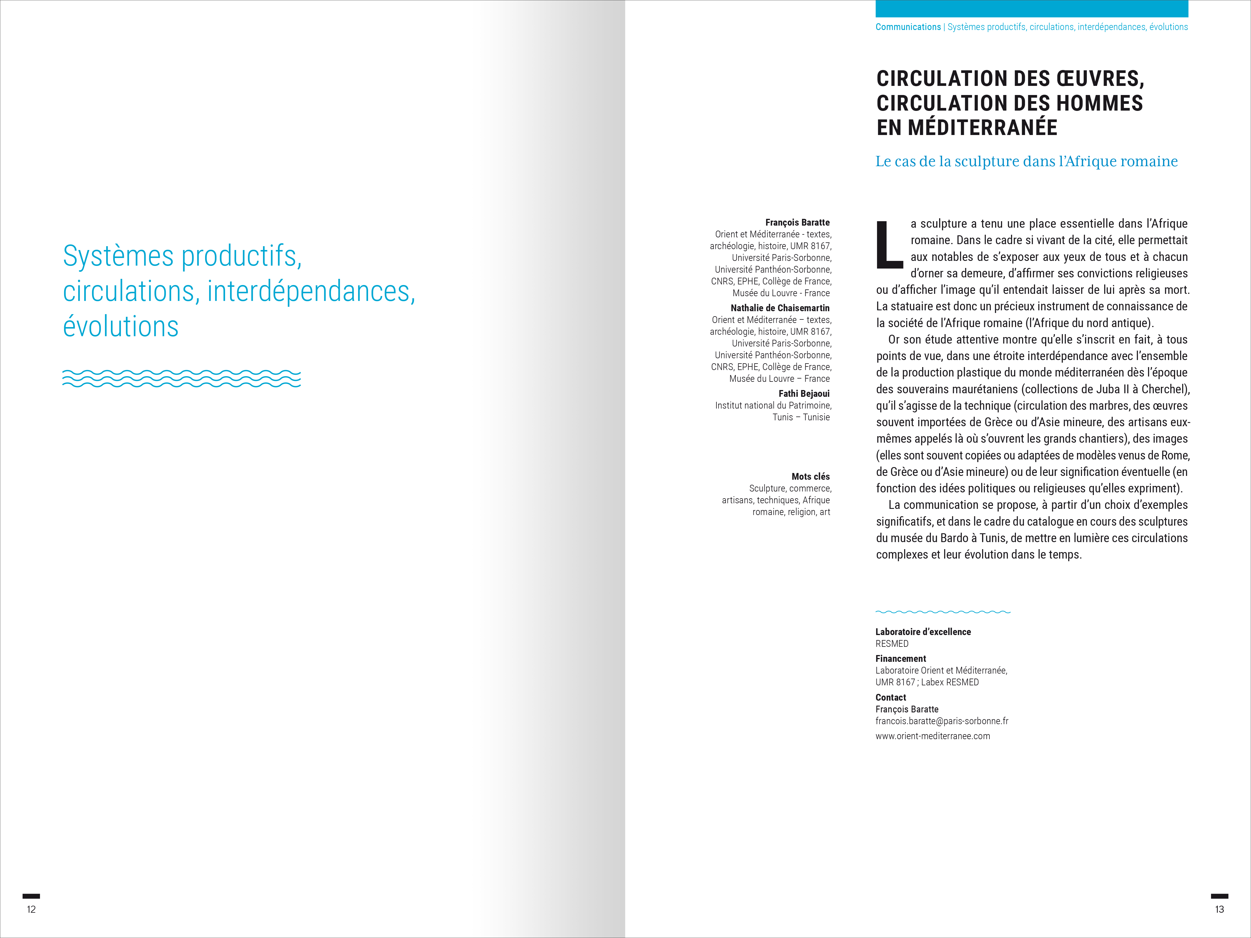 Panorama des recherches en Sciences sociales