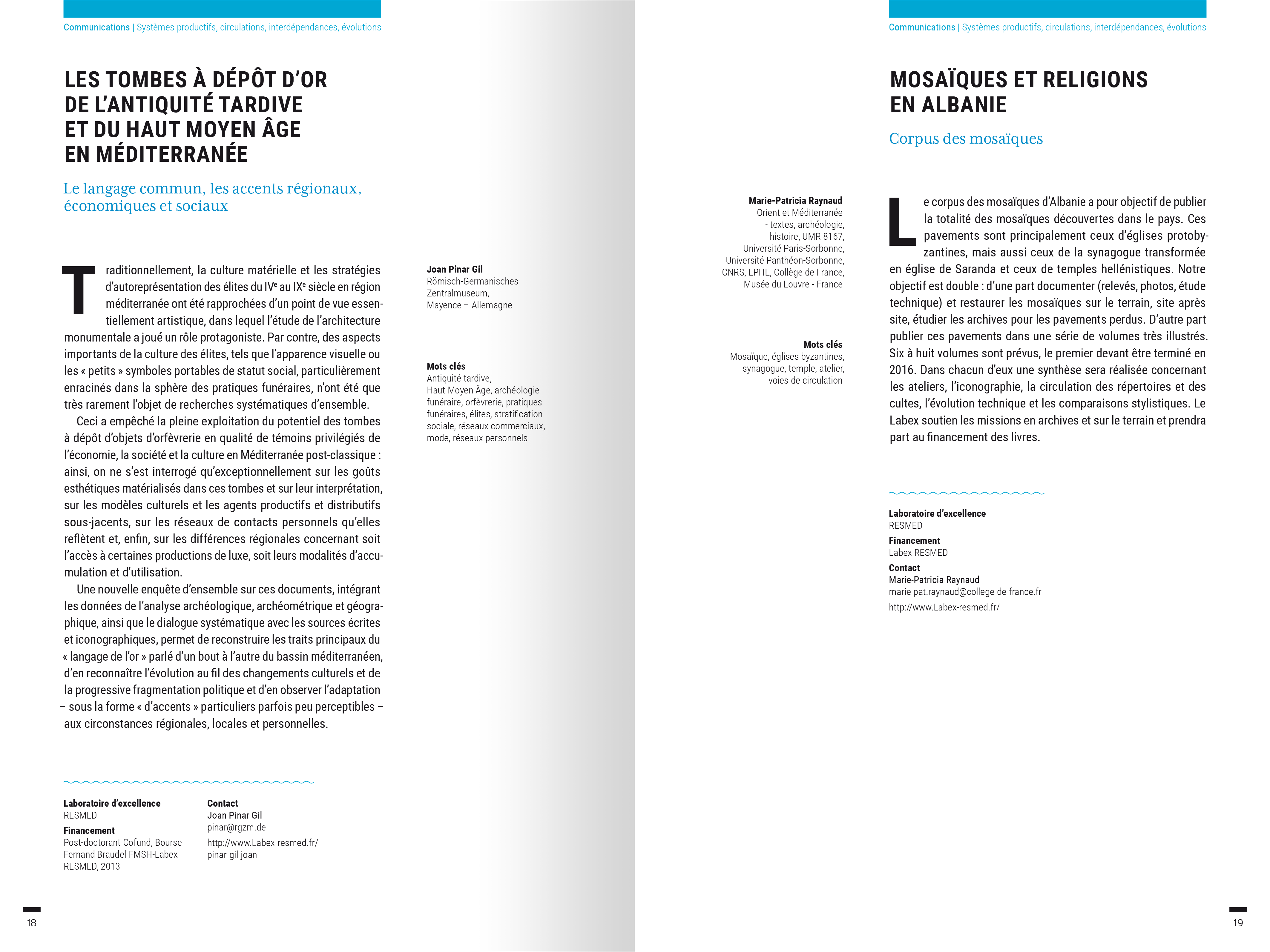 Panorama des recherches en Sciences sociales